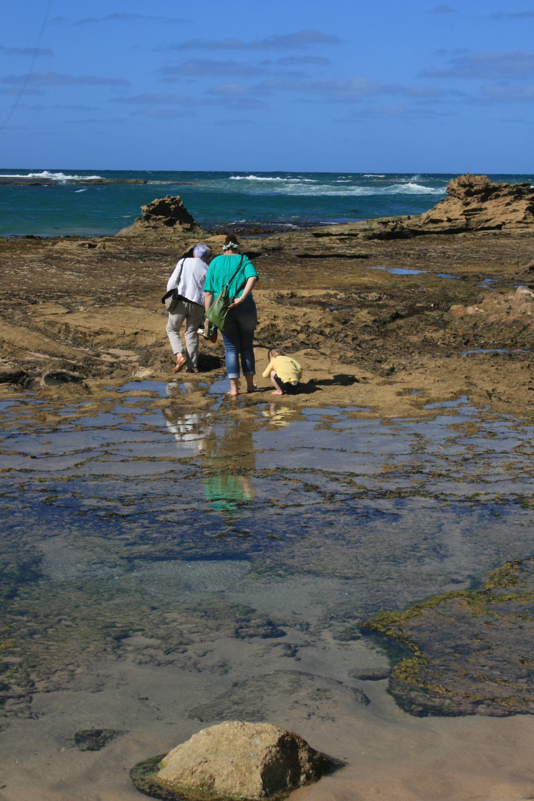 Rockpools, shadows and Reflections Course 6 Photo 2